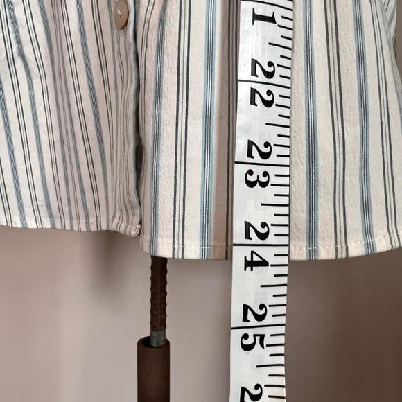 Lands End Striped Blouse - Picture 9 of 9